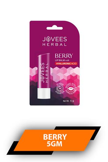 Jovees Lip Balm Berry 5gm